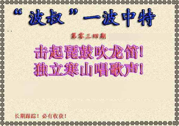 034期波叔一波中特[图]